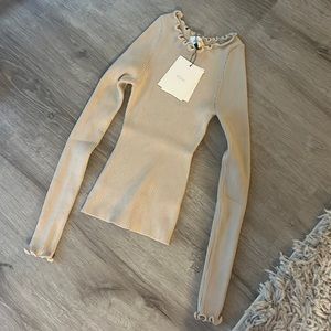 DISSH Sophia Stone Long Sleeve Top. New with tags on. Size XS.